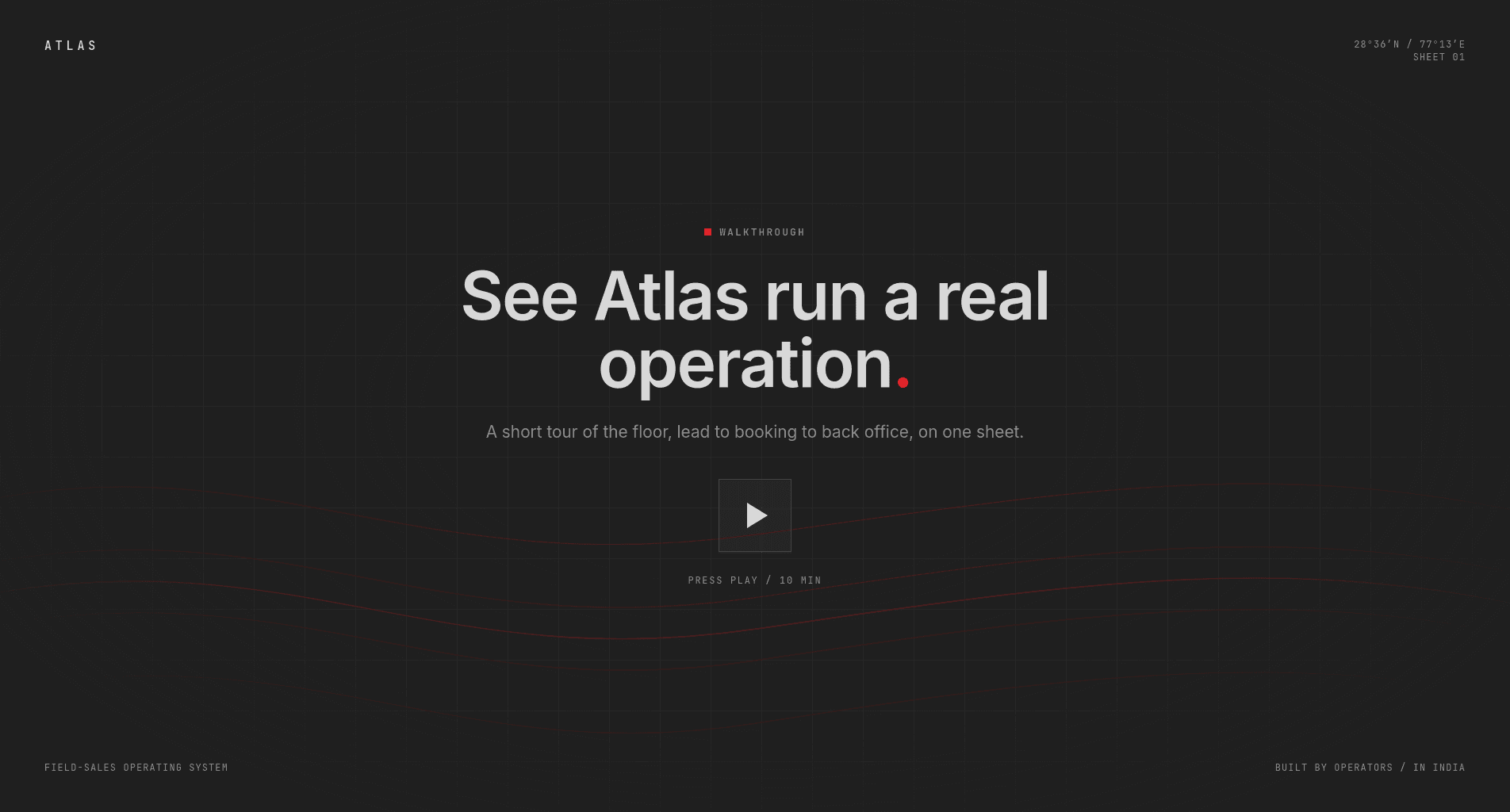 Atlas product walkthrough